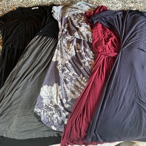 Lot of 5 summer nursing dresses